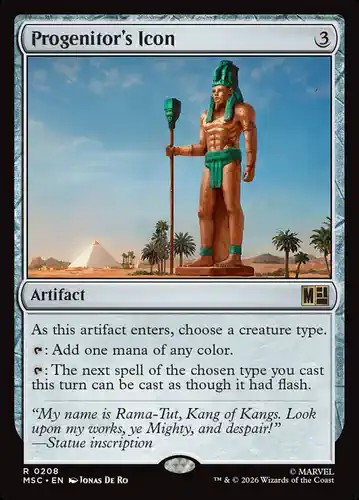 Progenitor's Icon - msc Spoiler