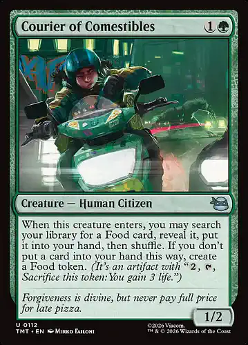Courier of Comestibles - tmt Spoiler