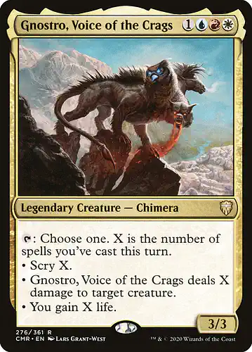 Gnostro, Voice of the Crags - cmr Spoiler