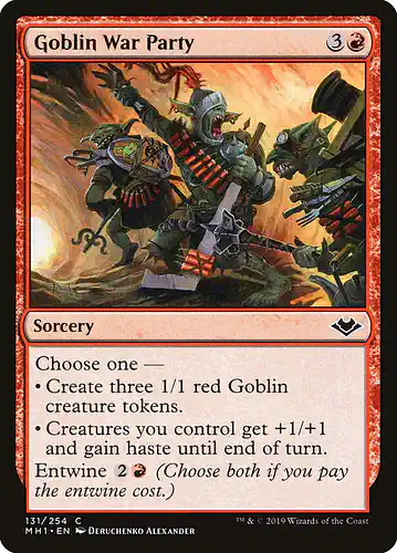 Goblin War Party - mh1 Spoiler
