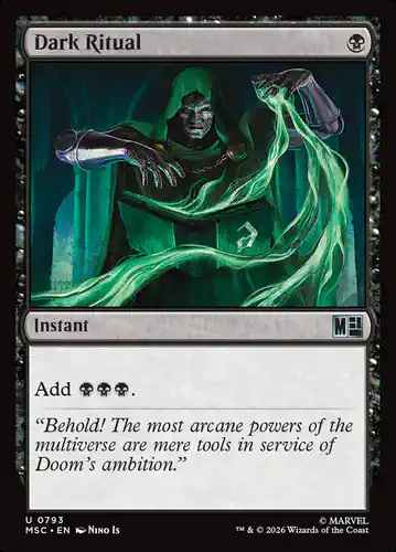 Dark Ritual - msc Spoiler