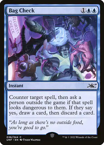 Bag Check - unf Spoiler