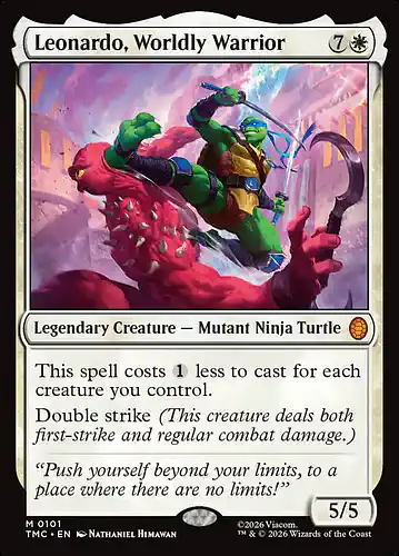 Leonardo, Worldly Warrior - tmc Spoiler