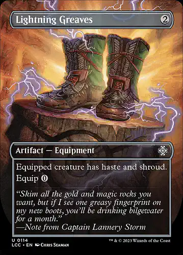 Lightning Greaves - lcc Spoiler