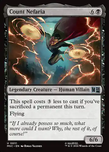 Count Nefaria - msc Spoiler