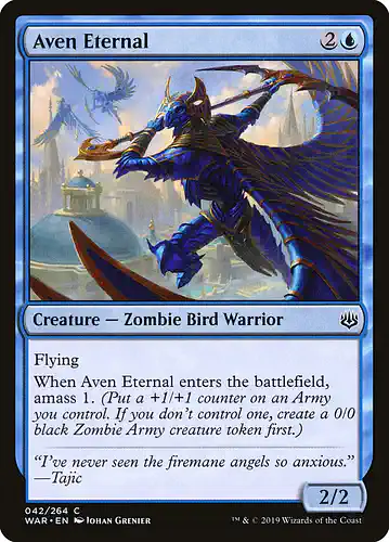 Aven Eternal - war Spoiler