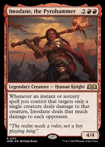 Imodane, the Pyrohammer - woe Spoiler