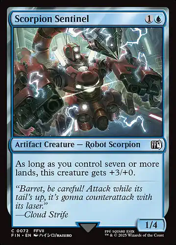 Scorpion Sentinel - fin Spoiler