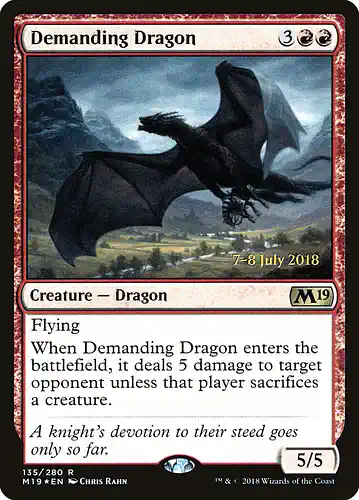Demanding Dragon - m19 Spoiler