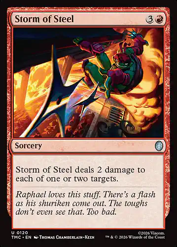 Storm of Steel - tmc Spoiler