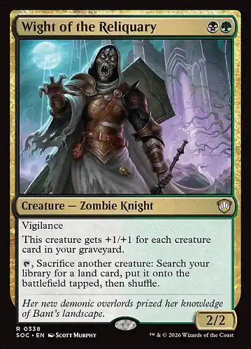 Wight of the Reliquary - soc Spoiler
