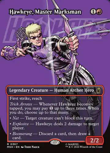 Hawkeye, Master Marksman - msh Spoiler