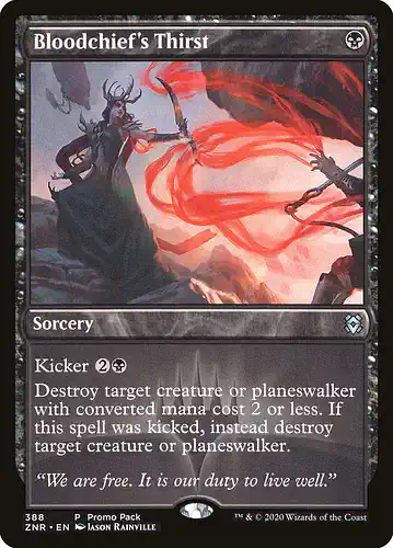 Bloodchief's Thirst - znr Spoiler