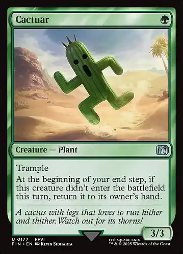 Cactuar - fin Spoiler