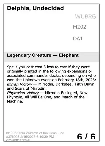 Delphia, Undecided - unk Spoiler