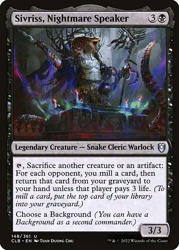 Sivriss, Nightmare Speaker - clb Spoiler