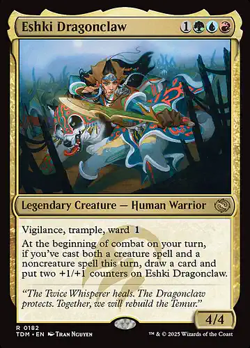 Eshki Dragonclaw - tdm Spoiler
