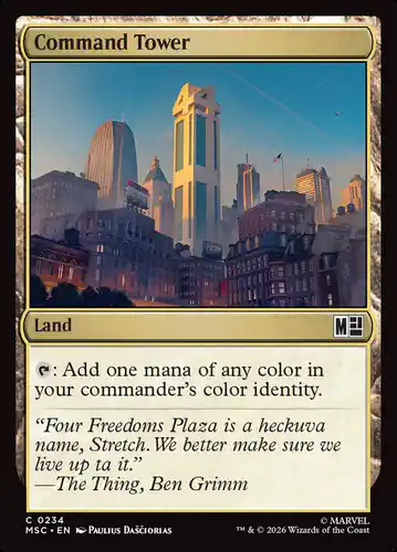 Command Tower - msc Spoiler