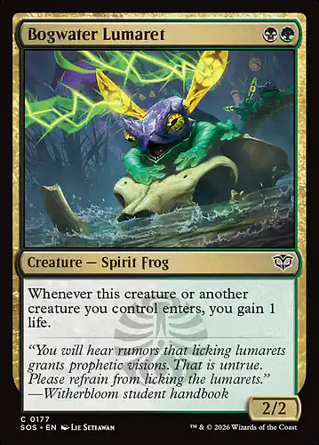 Bogwater Lumaret - sos Spoiler
