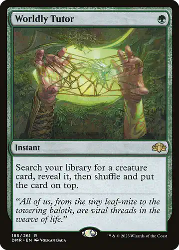 Worldly Tutor - dmr Spoiler