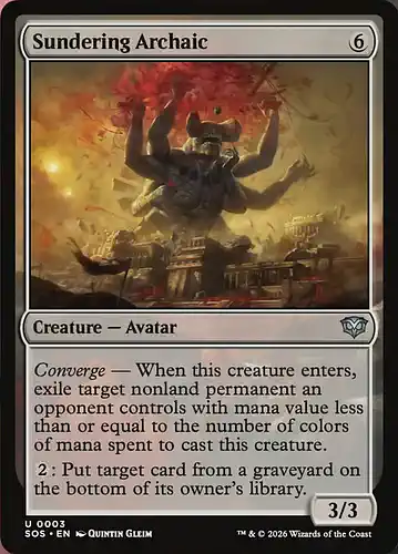 Sundering Archaic - sos Spoiler
