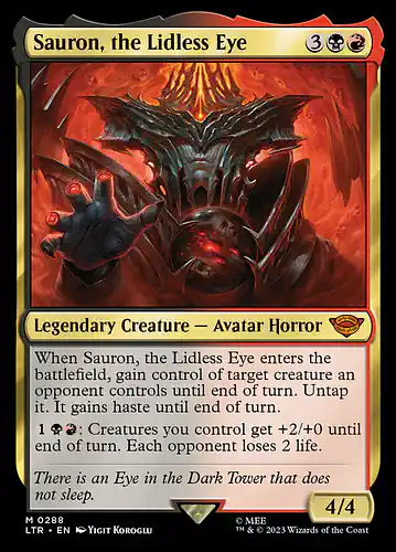 Sauron, the Lidless Eye - ltr Spoiler