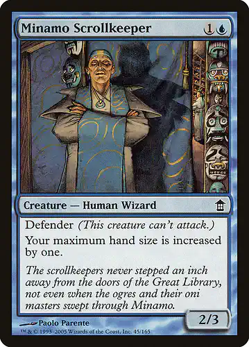 Minamo Scrollkeeper - sok Spoiler