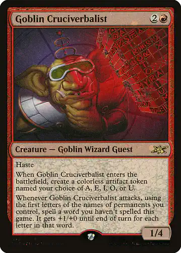Goblin Cruciverbalist - unf Spoiler