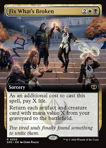 Fix What's Broken - sos Spoiler