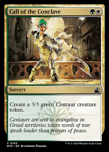 Call of the Conclave - rvr Spoiler