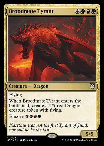Broodmate Tyrant - m3c Spoiler
