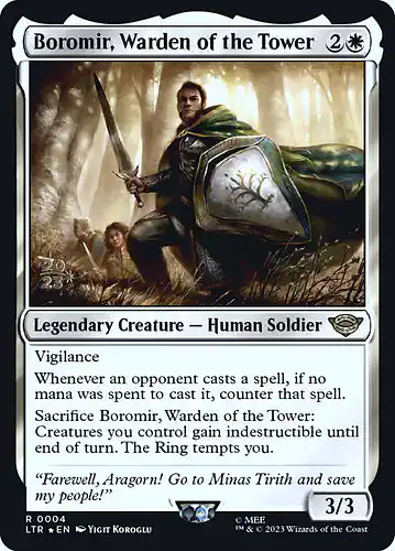 Boromir, Warden of the Tower - ltr Spoiler