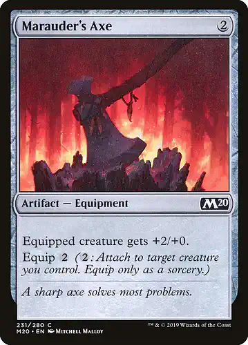 Marauder's Axe - m20 Spoiler