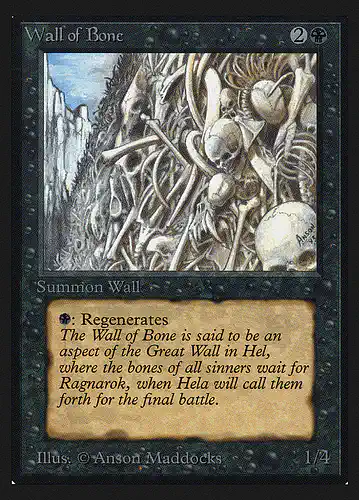 Wall of Bone - cei Spoiler