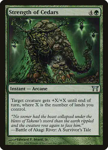 Strength of Cedars - chk Spoiler