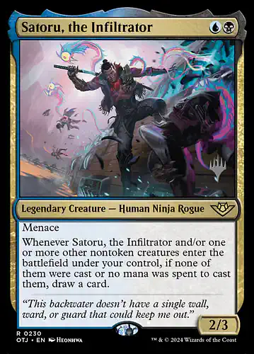 Satoru, the Infiltrator - otj Spoiler