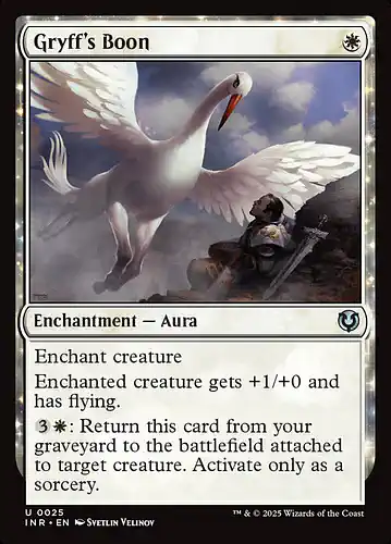 Gryff's Boon - inr Spoiler