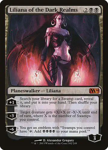 Liliana of the Dark Realms - m14 Spoiler
