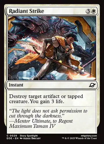 Radiant Strike - eoe Spoiler