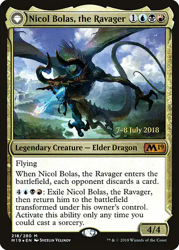 Nicol Bolas, the Ravager - m19 Spoiler