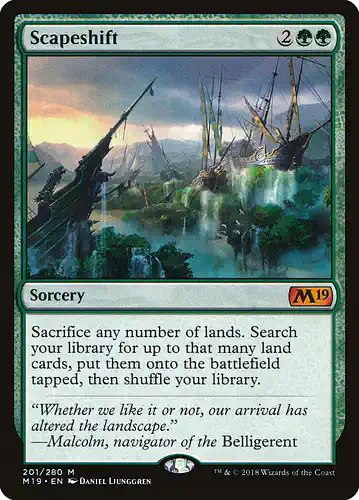 Scapeshift - m19 Spoiler