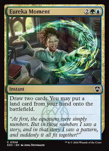 Eureka Moment - soc Spoiler