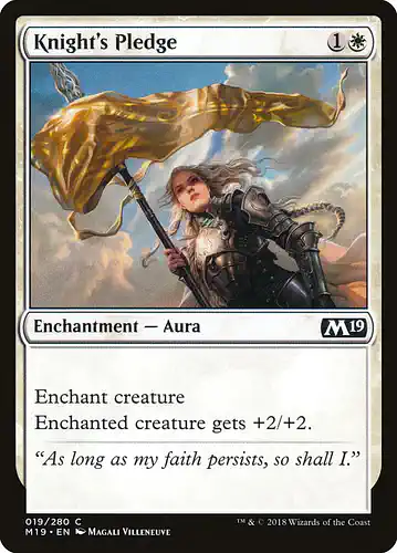 Knight's Pledge - m19 Spoiler