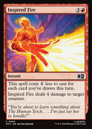 Inspired Fire - msc Spoiler