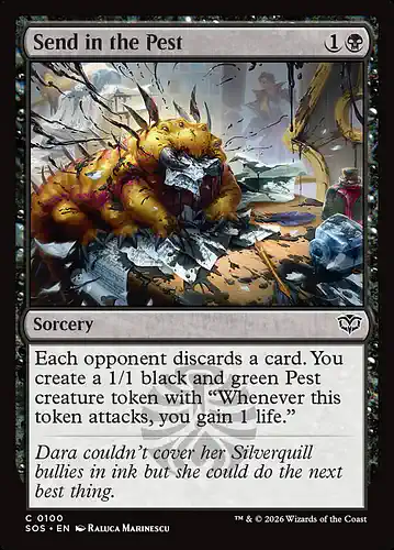 Send in the Pest - sos Spoiler