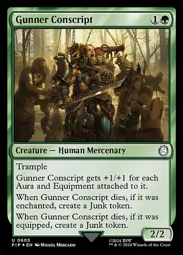 Gunner Conscript - pip Spoiler