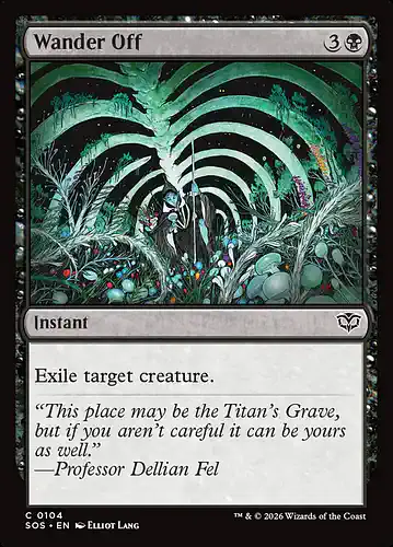 Wander Off - sos Spoiler