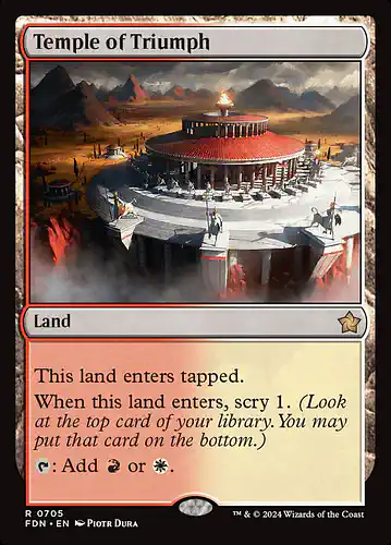Temple of Triumph - fdn Spoiler