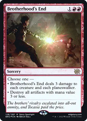 Brotherhood's End - bro Spoiler