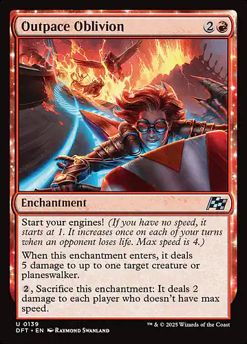 Outpace Oblivion - dft Spoiler